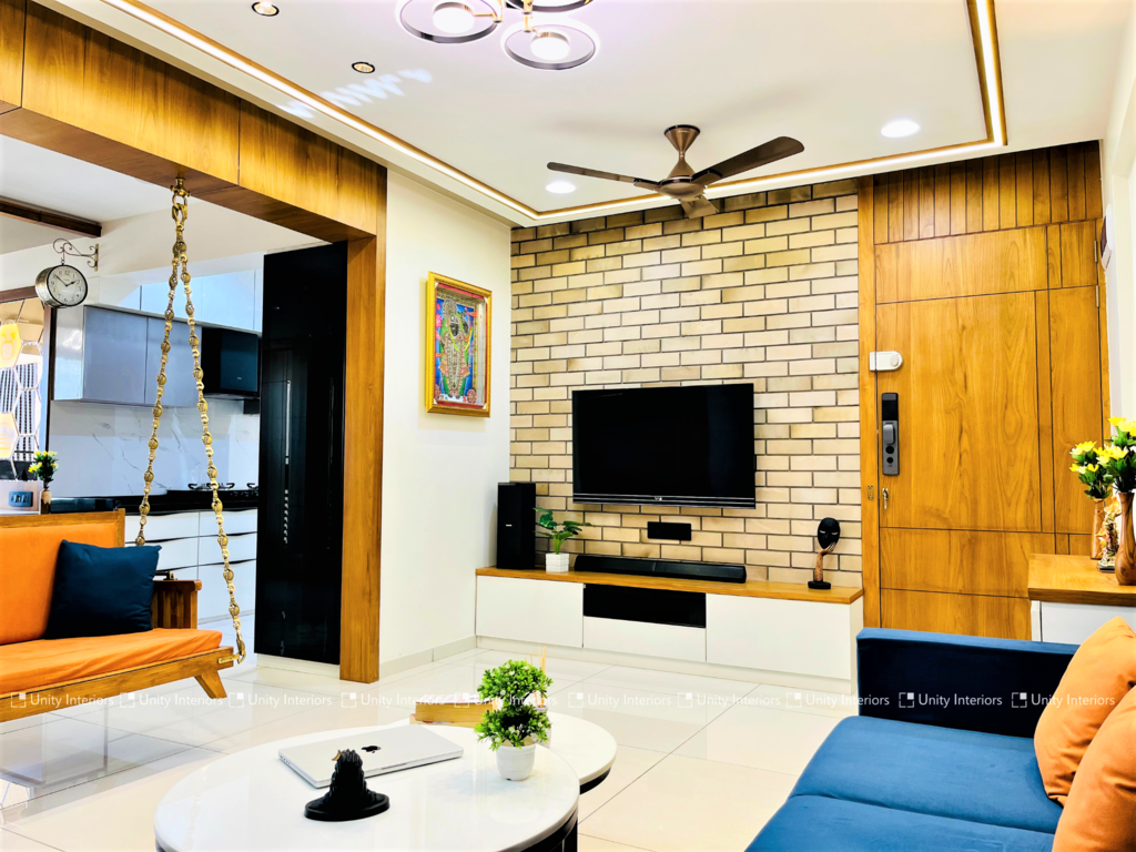 Modern Interior Designing for 3 BHK house 3